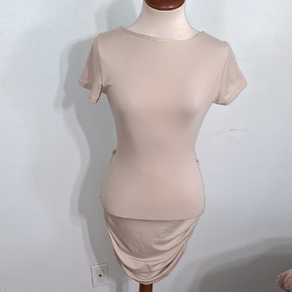Shein- Creamy Beige Mini Dress- W Sz 4